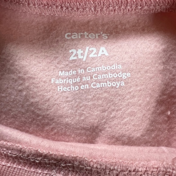 NEW CARTER’s Pajama Set 2T - Picture 3 of 3